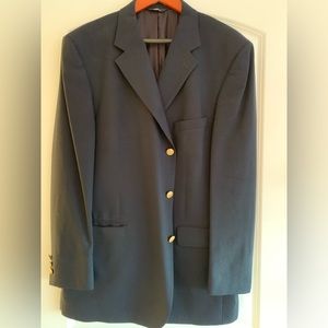 Brooks Brothers “346” 4 Season Wool Blue Blazer - 46R